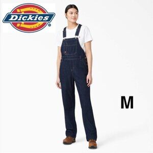 Dickies - Women's Relaxed Fit Bib Overalls - Dark Indigo. Size: M. NWT (1836)